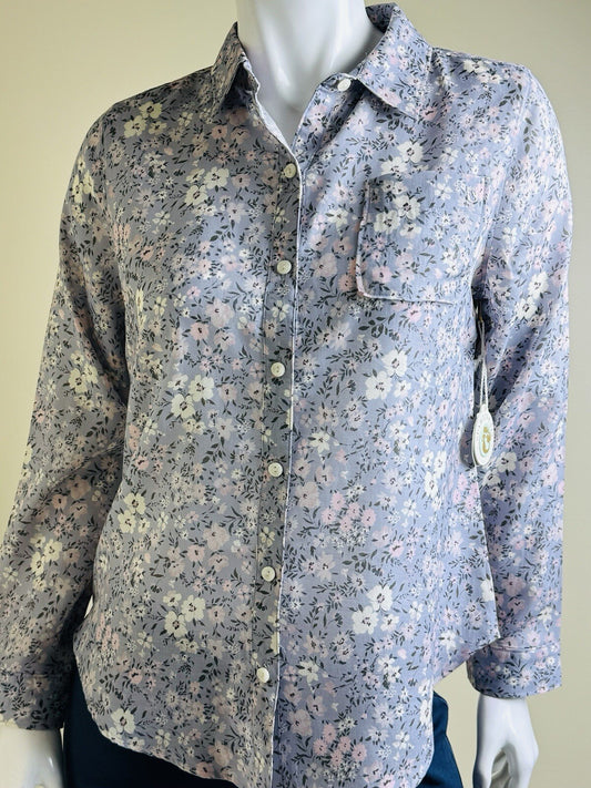 $128 Spartina 449 Women’s Top Golf Long Sleeve Shirt Sz S (B.120)