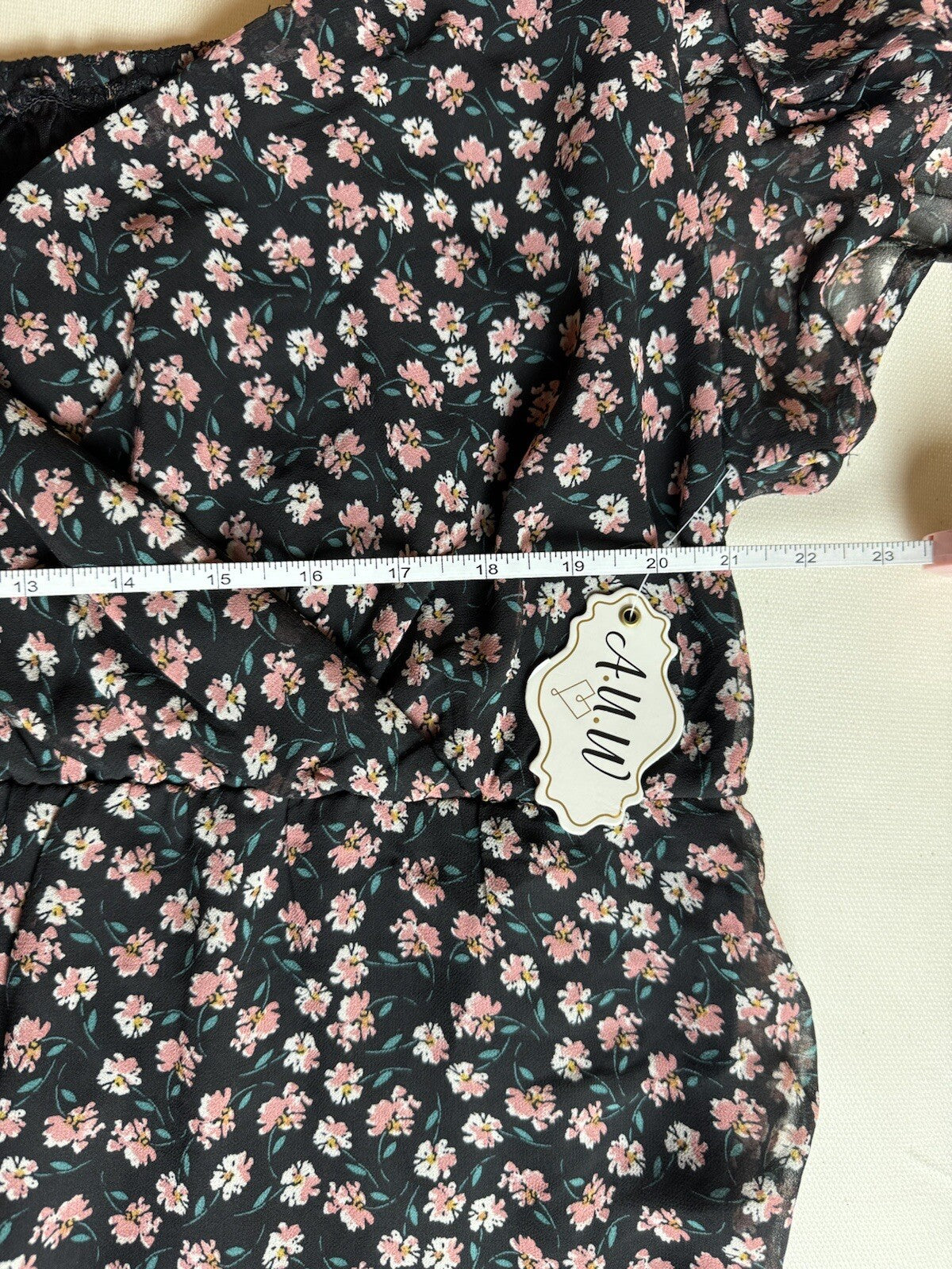 AUW Women’s Shealth Dress Floral Sz 3XL.     (B.50)