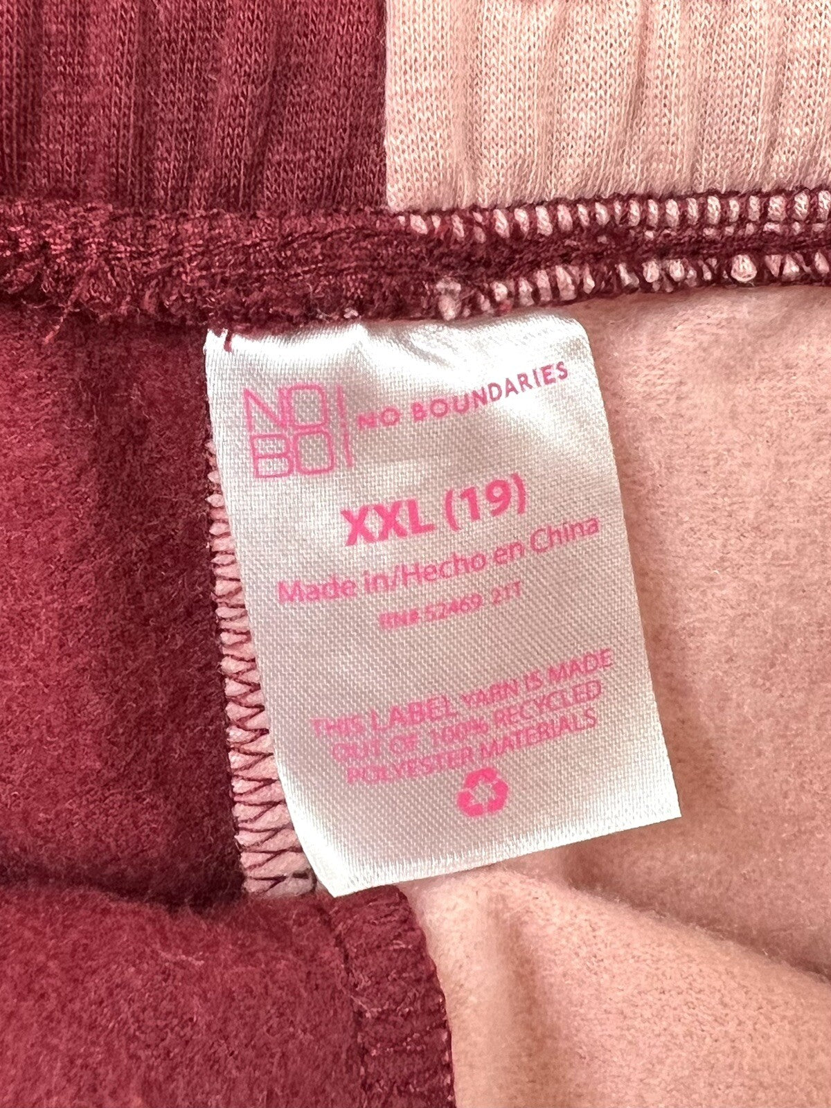 No Boundaries Women’s  2Pc set Hoodie Top,Shorts Sz 2XL