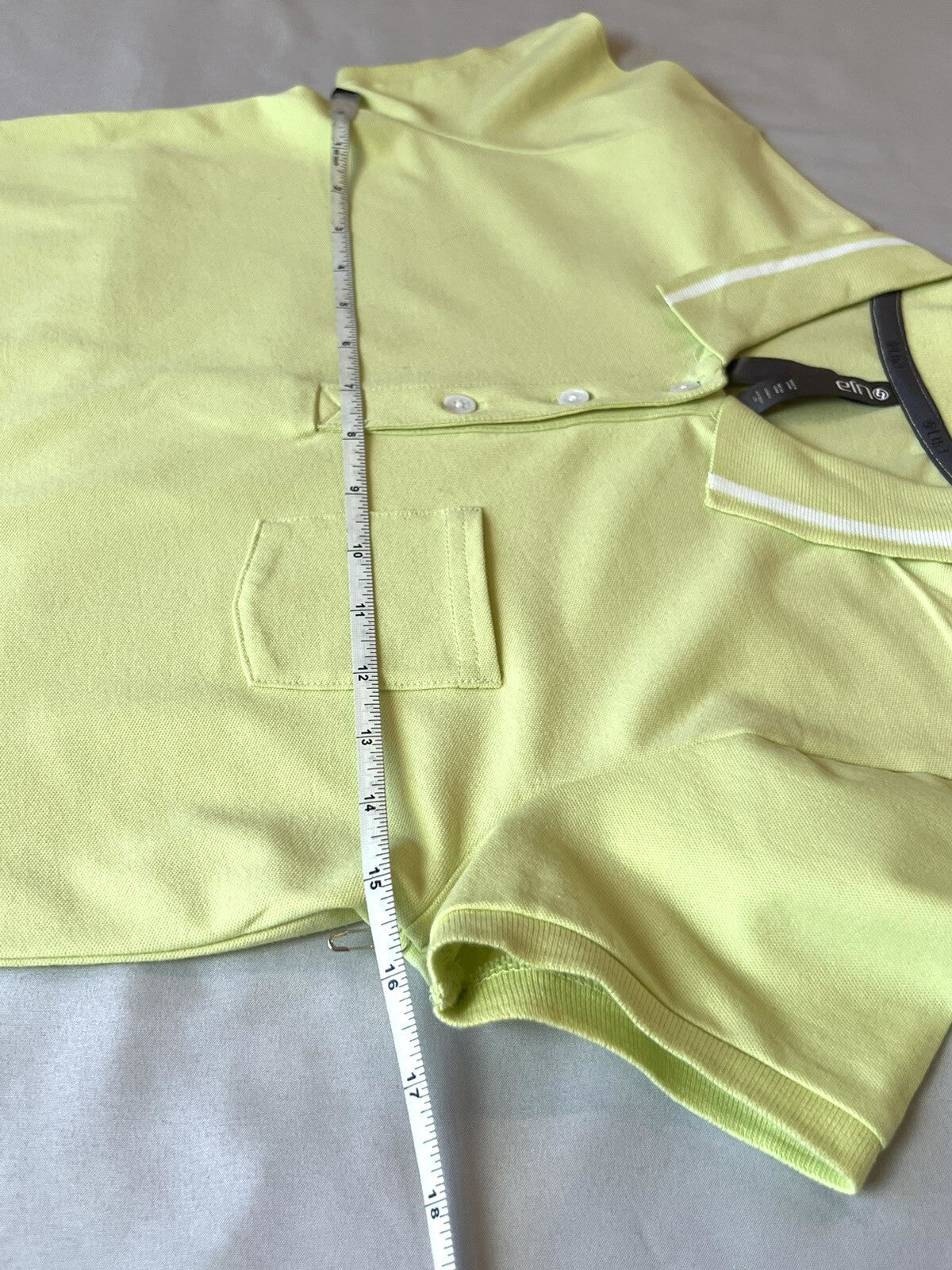 Lija Women's Golf Polo Shirt Sz S Yellow Top Short Sleeves (16)