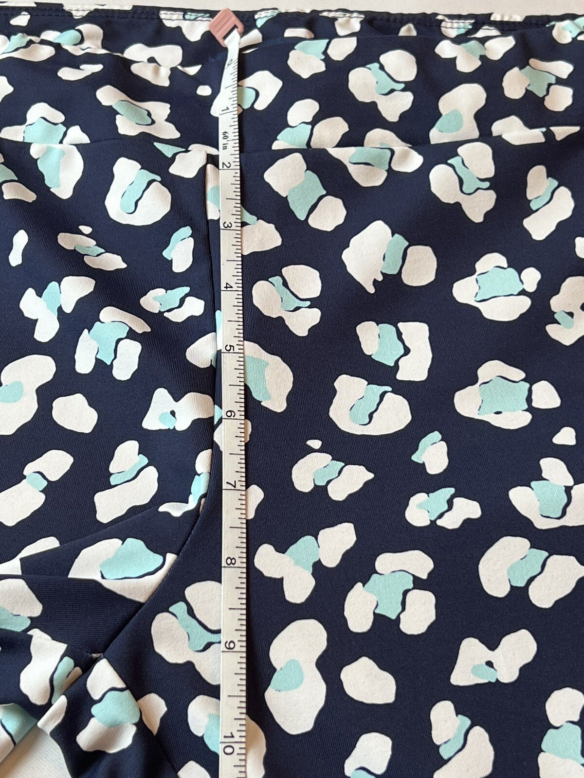 Melly M Women's Leggings Blue White Sz S Pants (11)