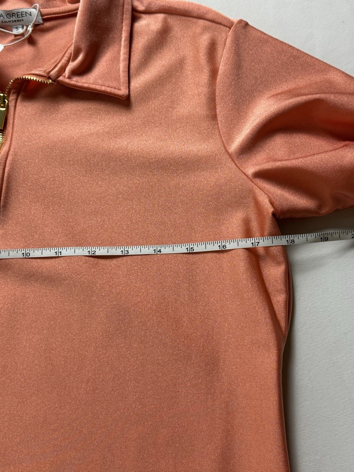 FIA Green California Women’s Top Sz S Golf Shirt. (B.95)