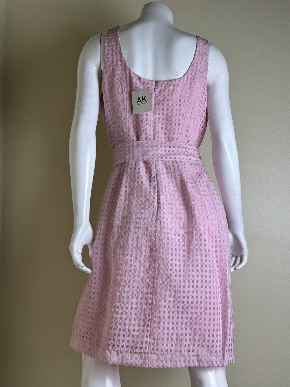 Anne Klein Women's Belted Dress Pink Size 8