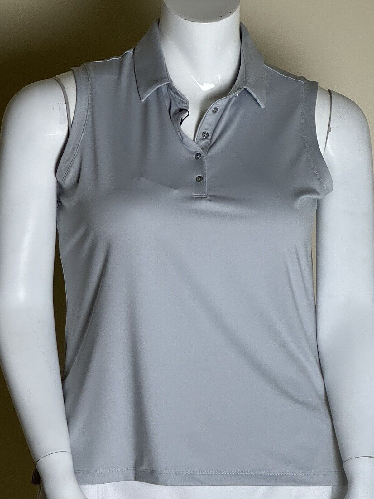 Dunning Women’s Golf Polo Shirt Sleeveless Size XL Gray