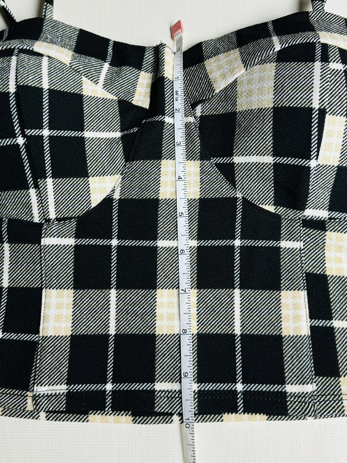 No Boundaries Women’s 2 Pc Plaid Top Pants Set Sz XL