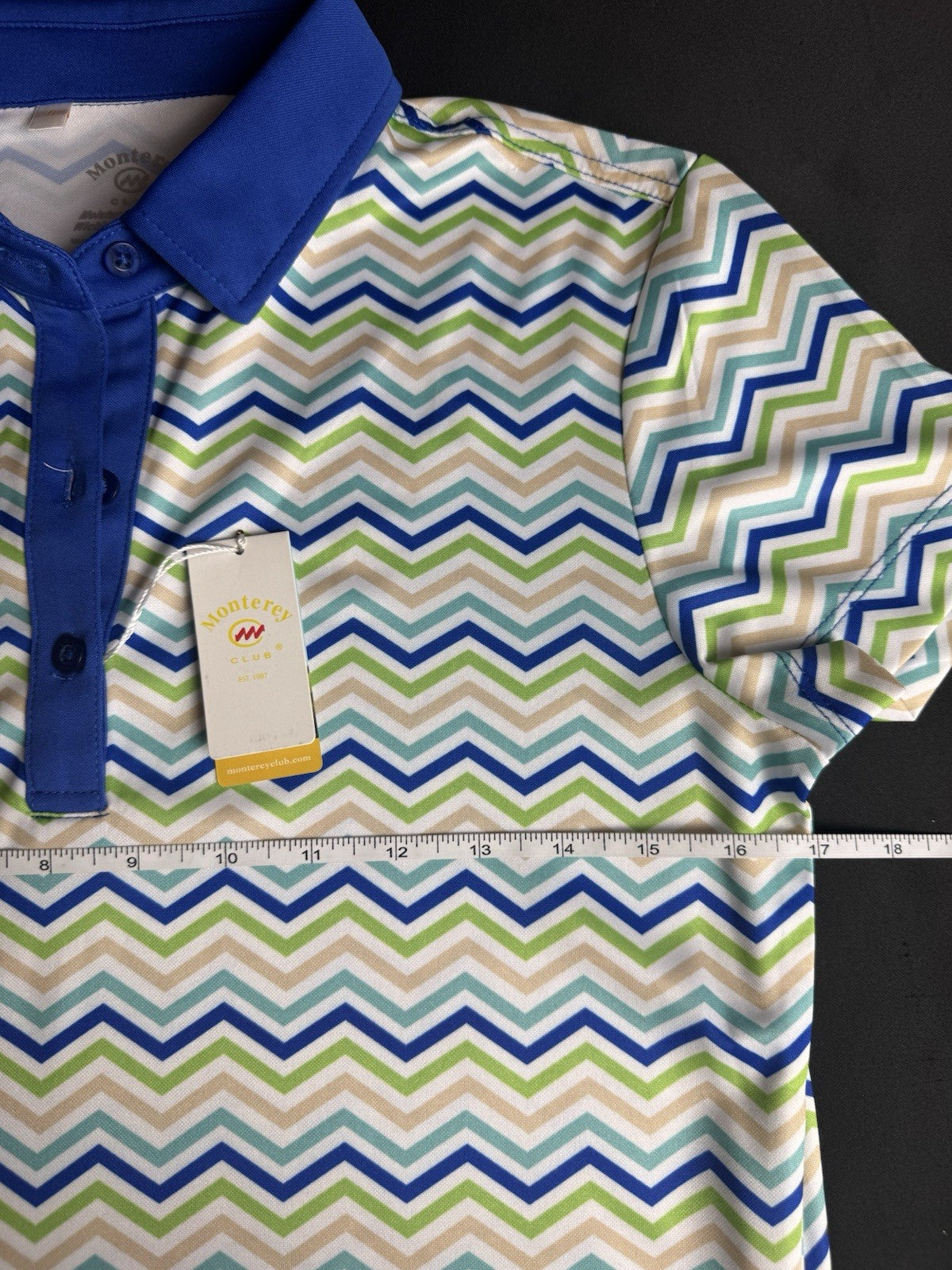 Monterey Club Women's Golf Shirt Short Sleeve Sz S     (B.175)