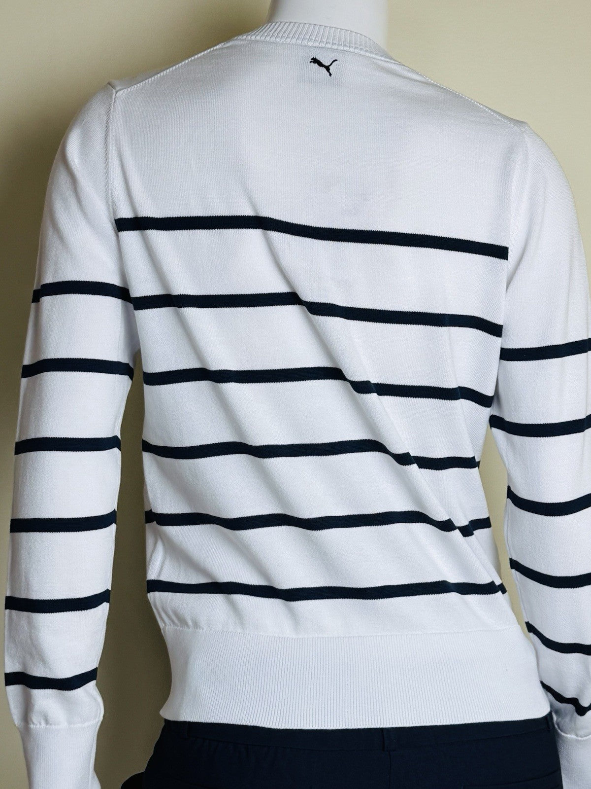 Puma Women's Golf Striped Sweater Size S.   (B.038/2)