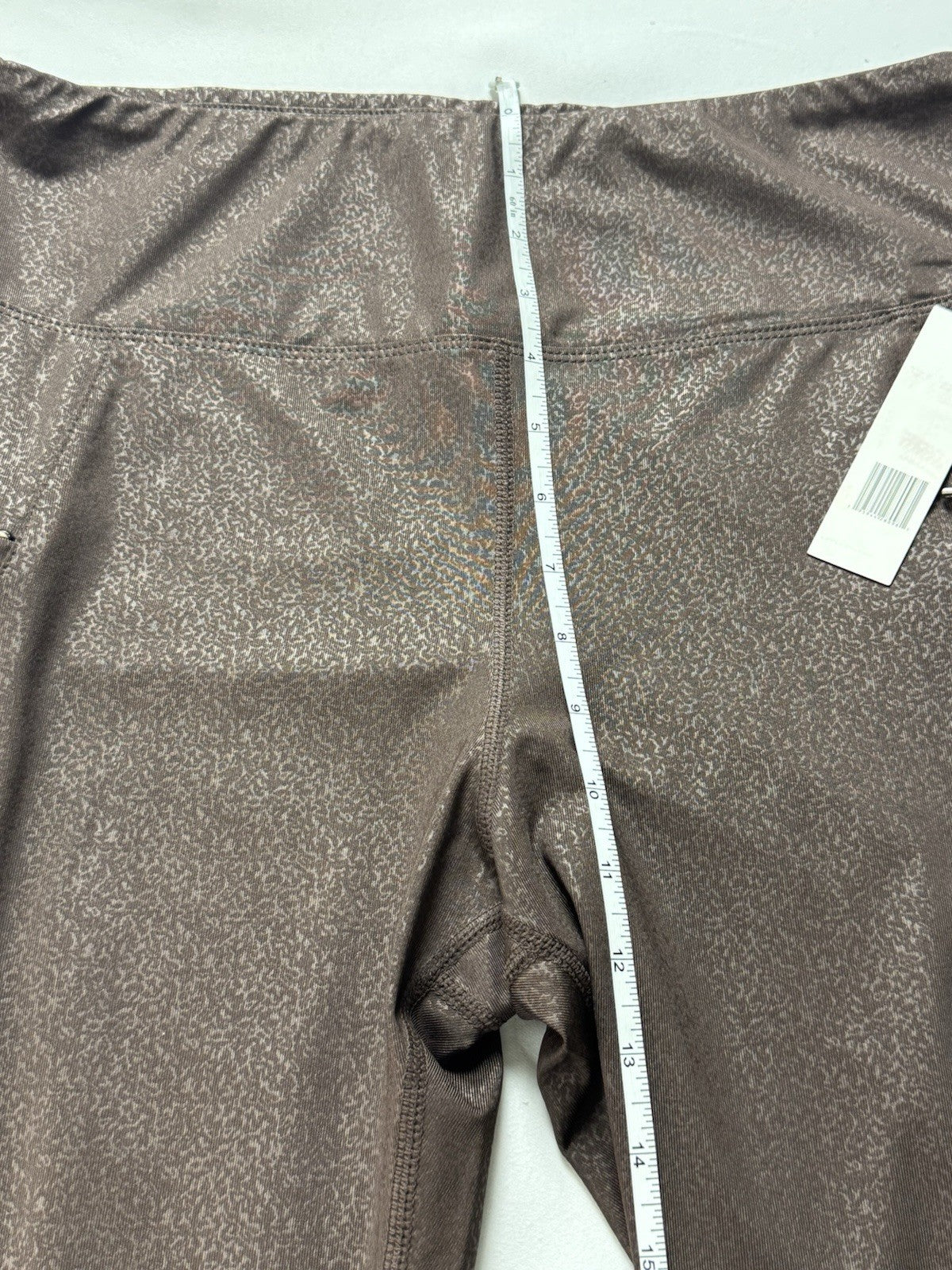 Tahari Sport Leggings Brown Pocket Size L.      (B.157)