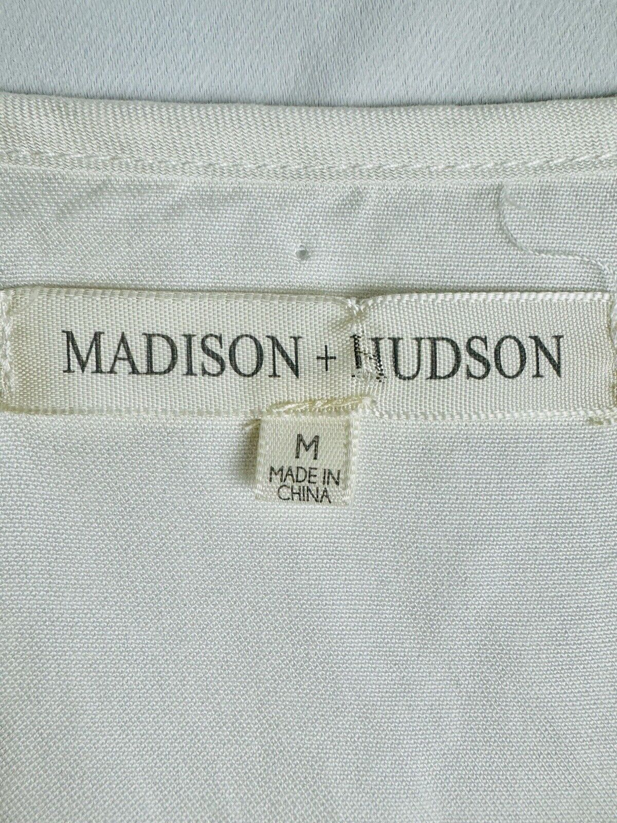 Madison + Hudson Women's White Dress Size M