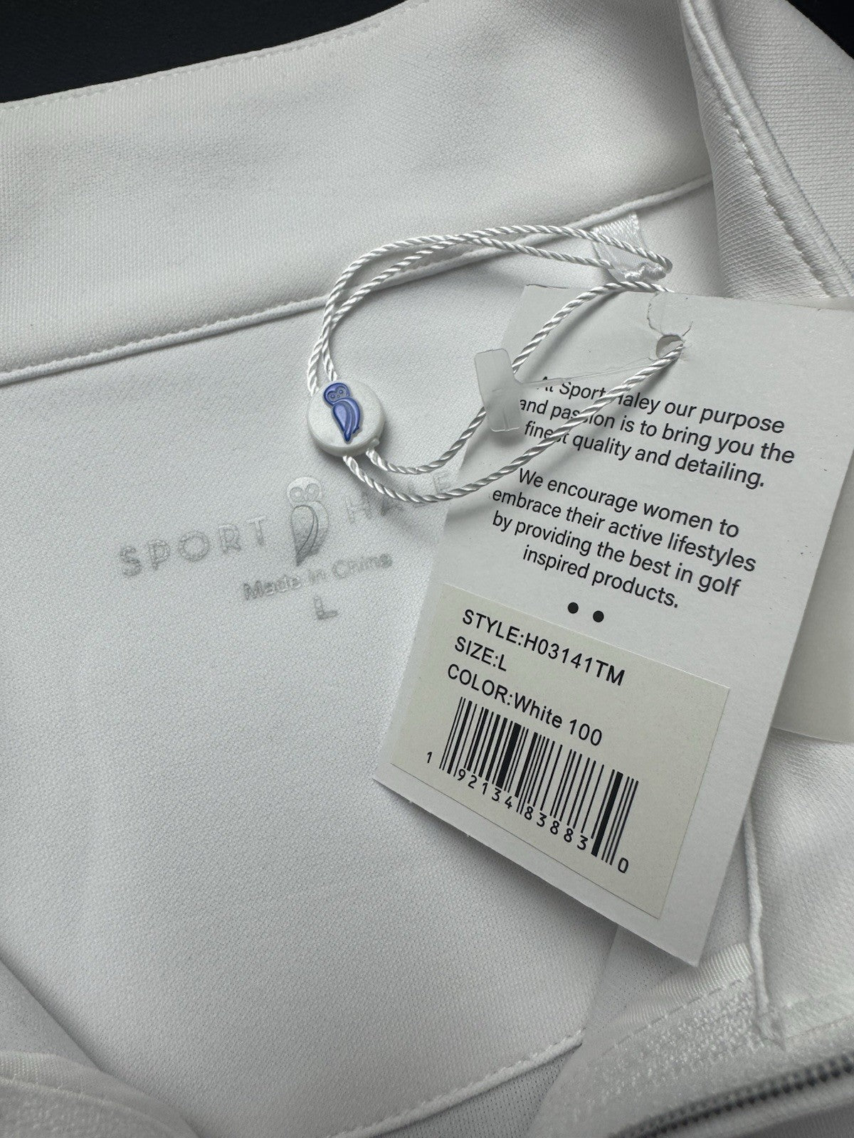 Sport Haley Women's Golf Shirt Sz L.      (B.160)