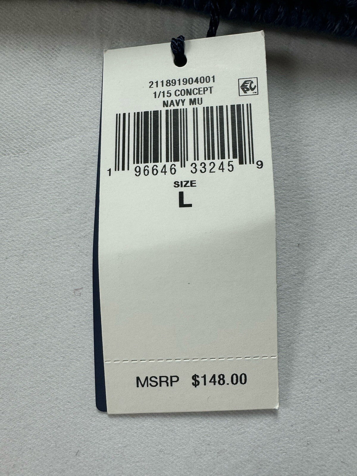 $148 POLO RALPH LAURE Knit Bra Top Navy Sz L  (B.104)