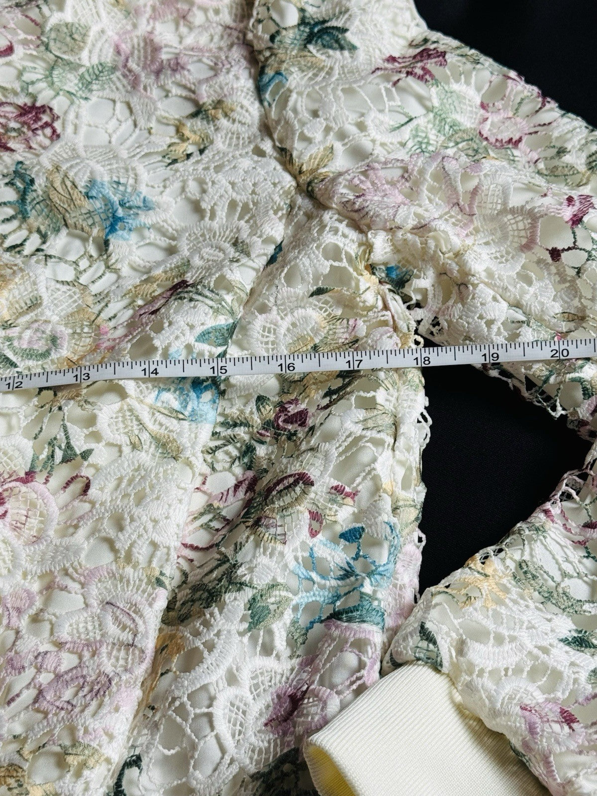 $128 NANETTE LEPORE Women’s Floral Jacket Sz S    (B.157)