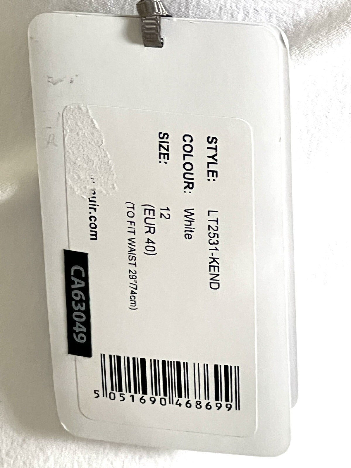 GlenMuir Women’s Golf Capris Pants White Sz 12