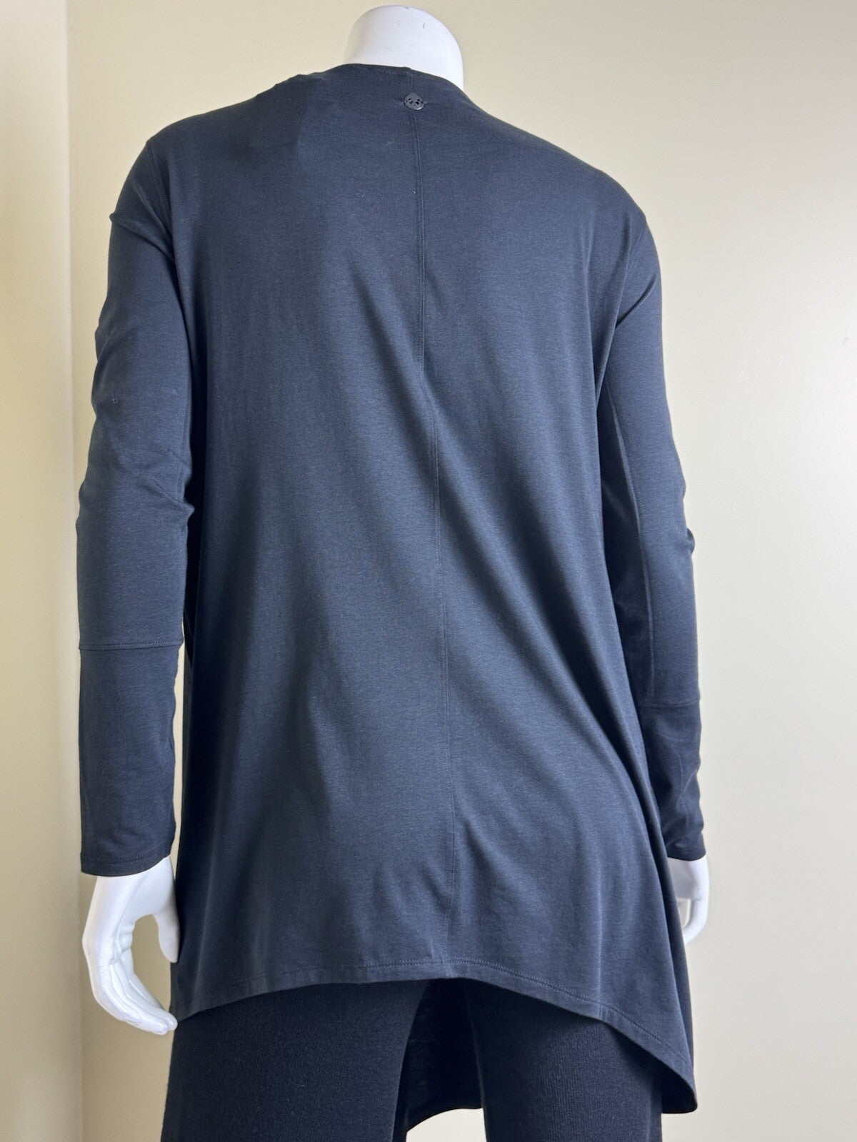 $78 Tasc Women's Black Cotton Open Cardigan Sz S. (B.130)