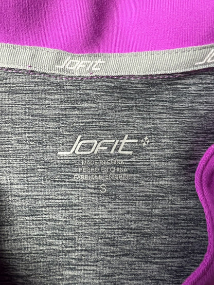 JOFIT Women's Golf Shirt/Top Gray Pink Collared Size S - product photo 4