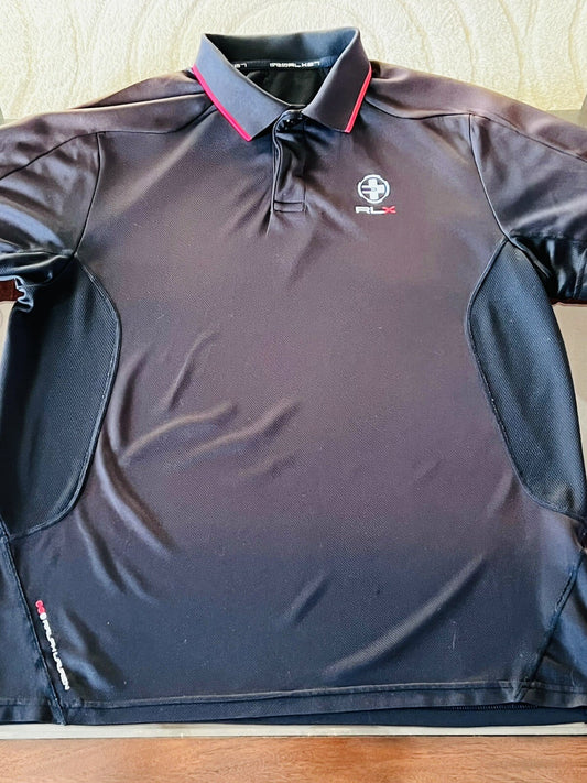Ralph Lauren RLX Women’s Golf Polo Shirt Sz L  (B.16)