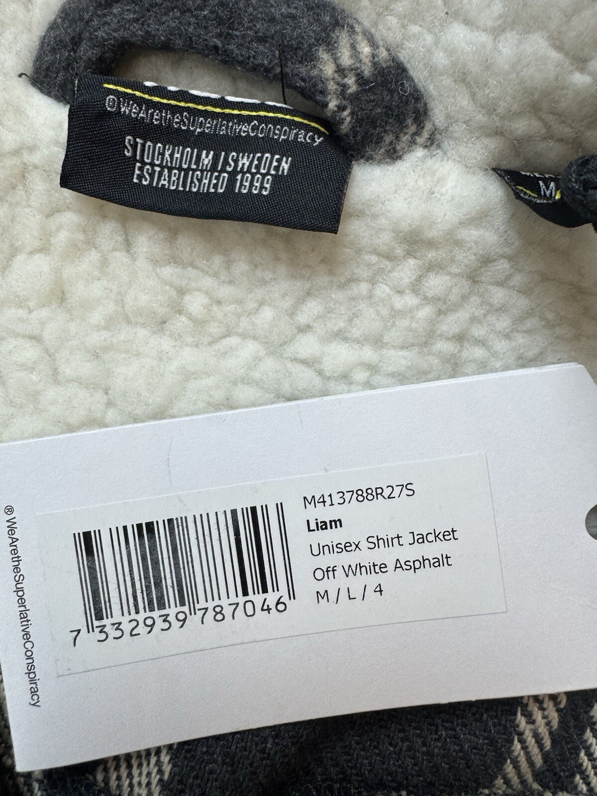 Wezc Unisex Liam Plaid Full-Zip Shirt Jacket - Men's-M/ Women's-L (B.95)