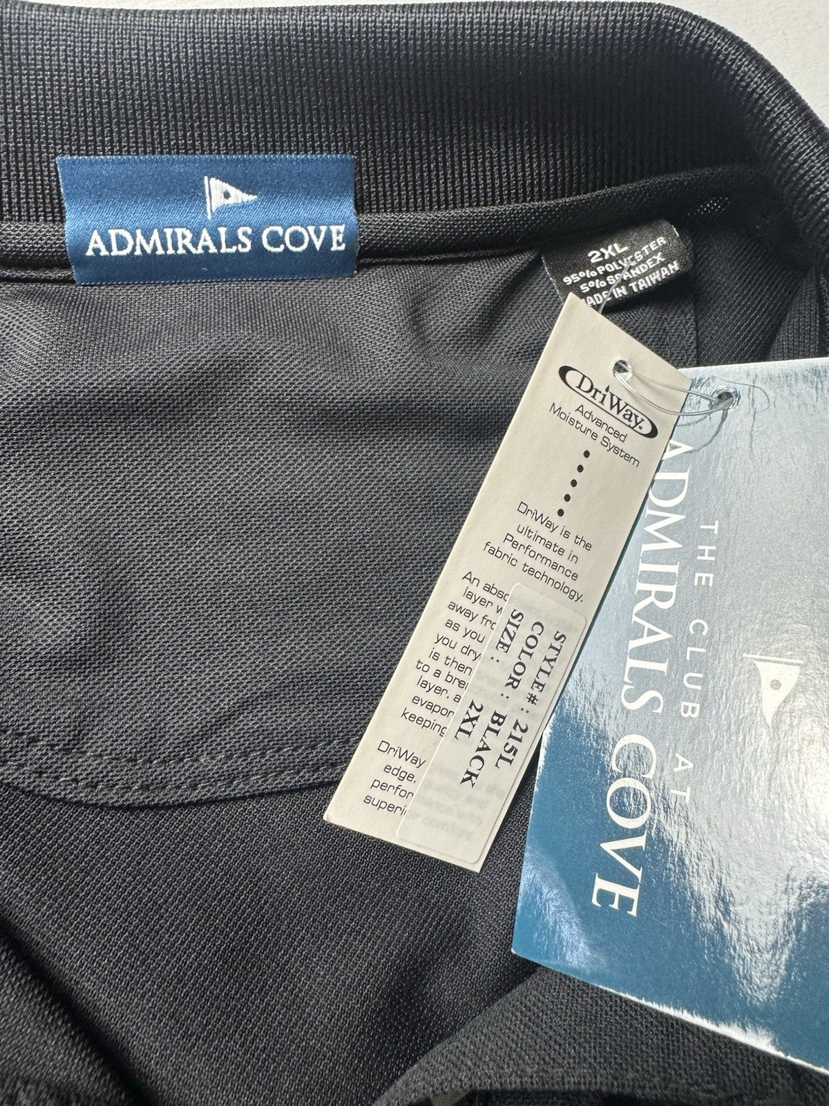 ADMIRALS COVE Women’s Golf shirt Sz 2XL.  (B.160)