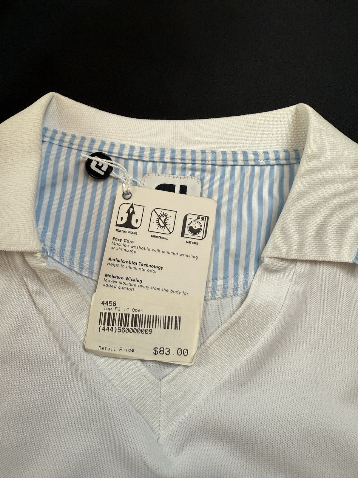 FootJoy Women's Golf Polo Shirt  Sz L.    (B.167)