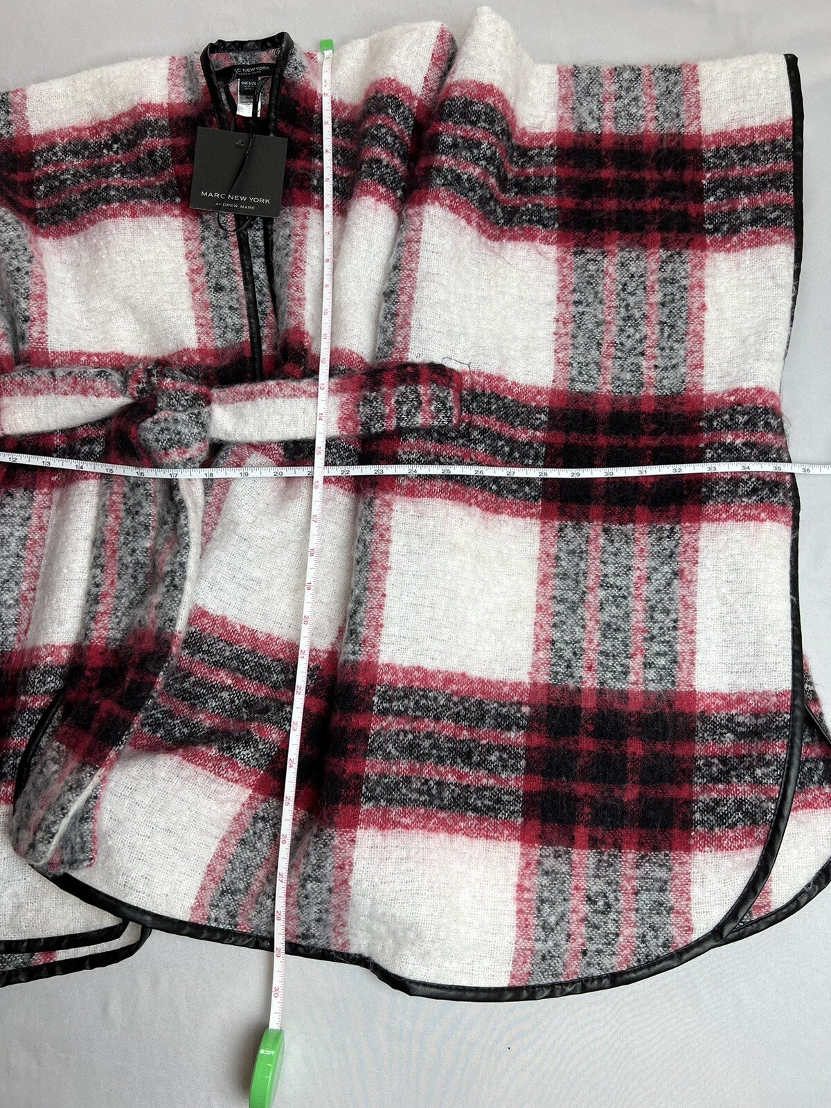 Marc New York Women’s Poncho Plaid One Size