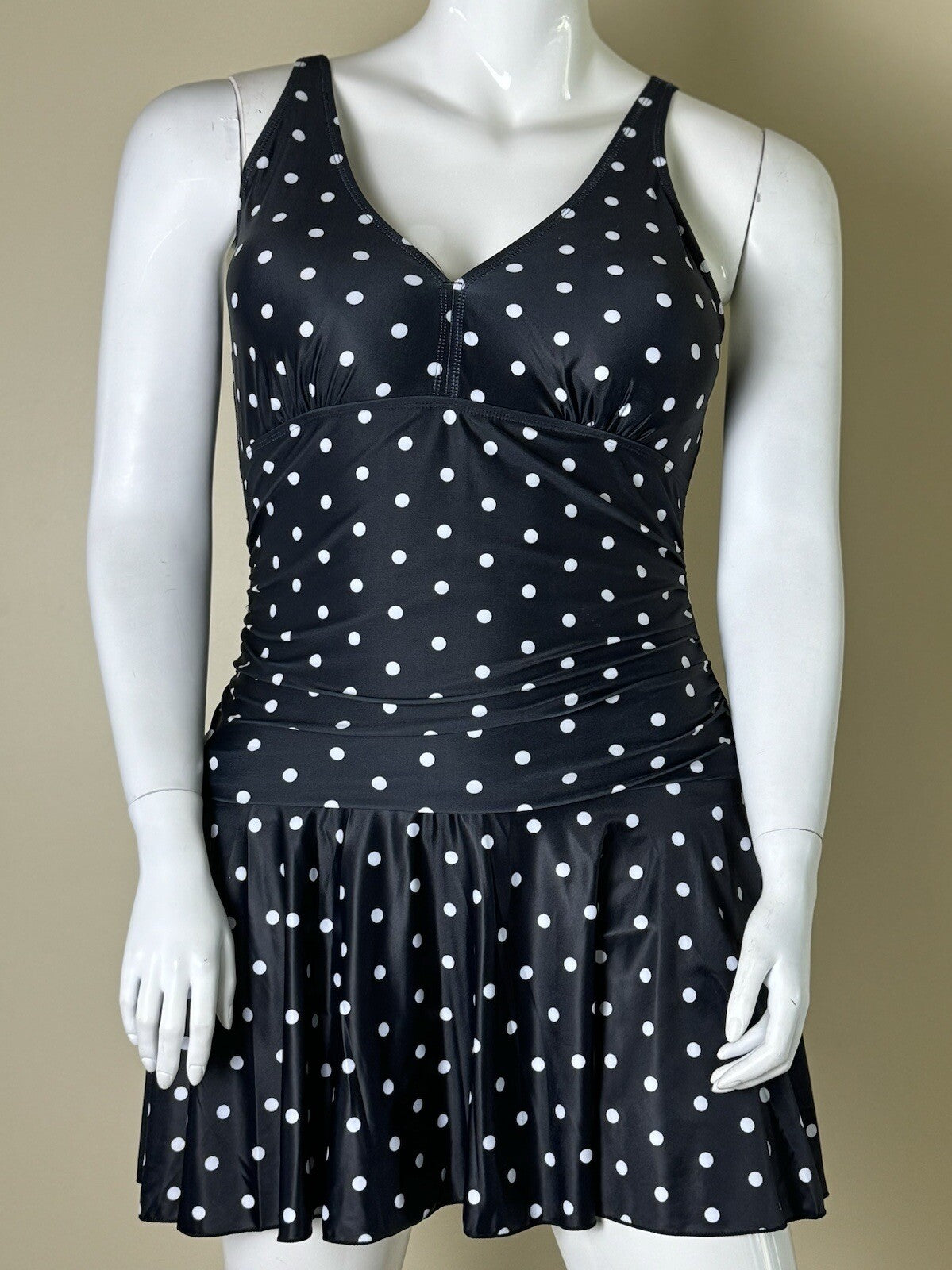 Summer Mae Women’s Sz 2XL swimsuit Polka Dots 1Pc. (51)