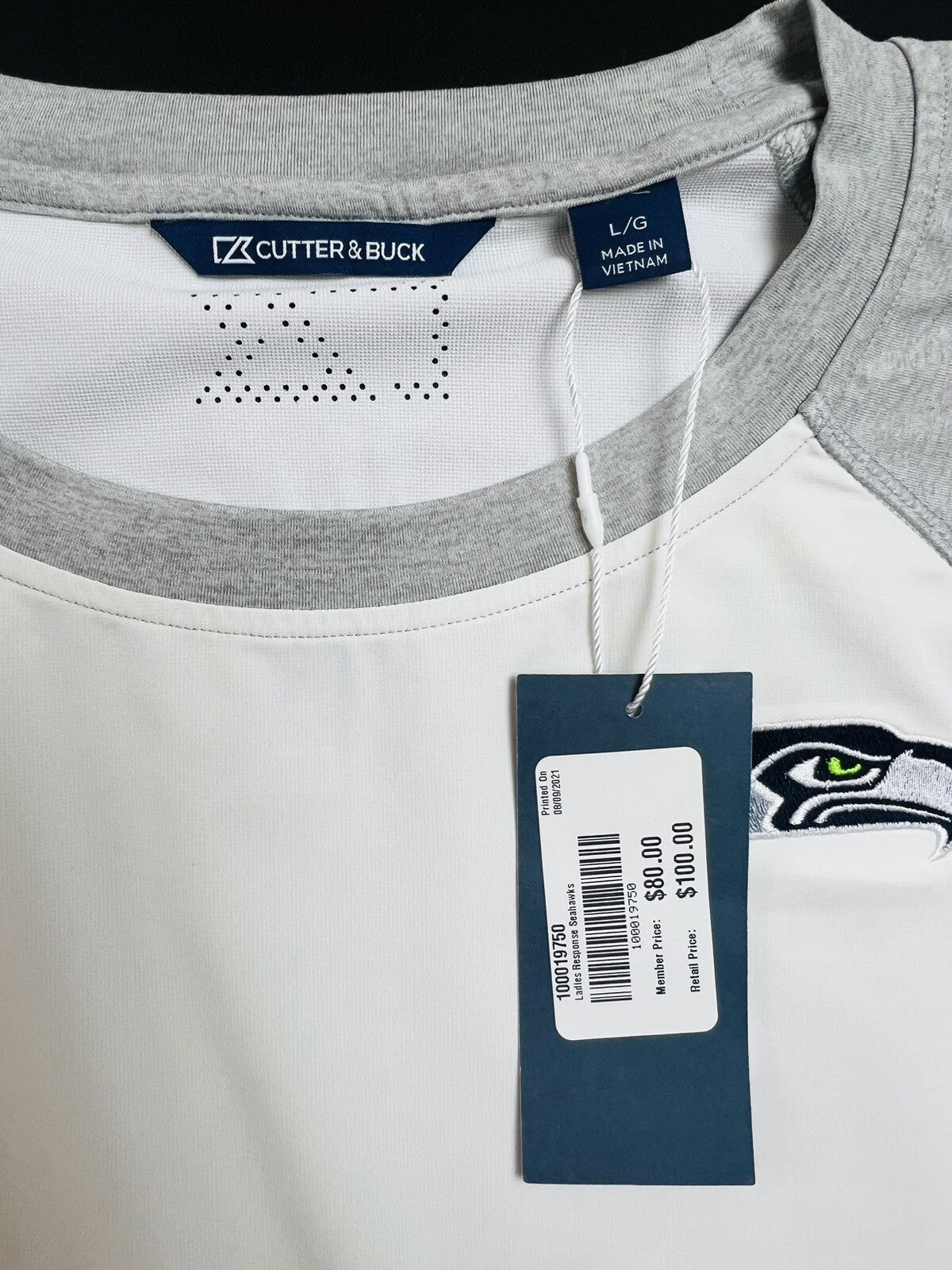 Cutter & Buck Women’s Golf Top Long Sleeve Sweatshirt Sz L