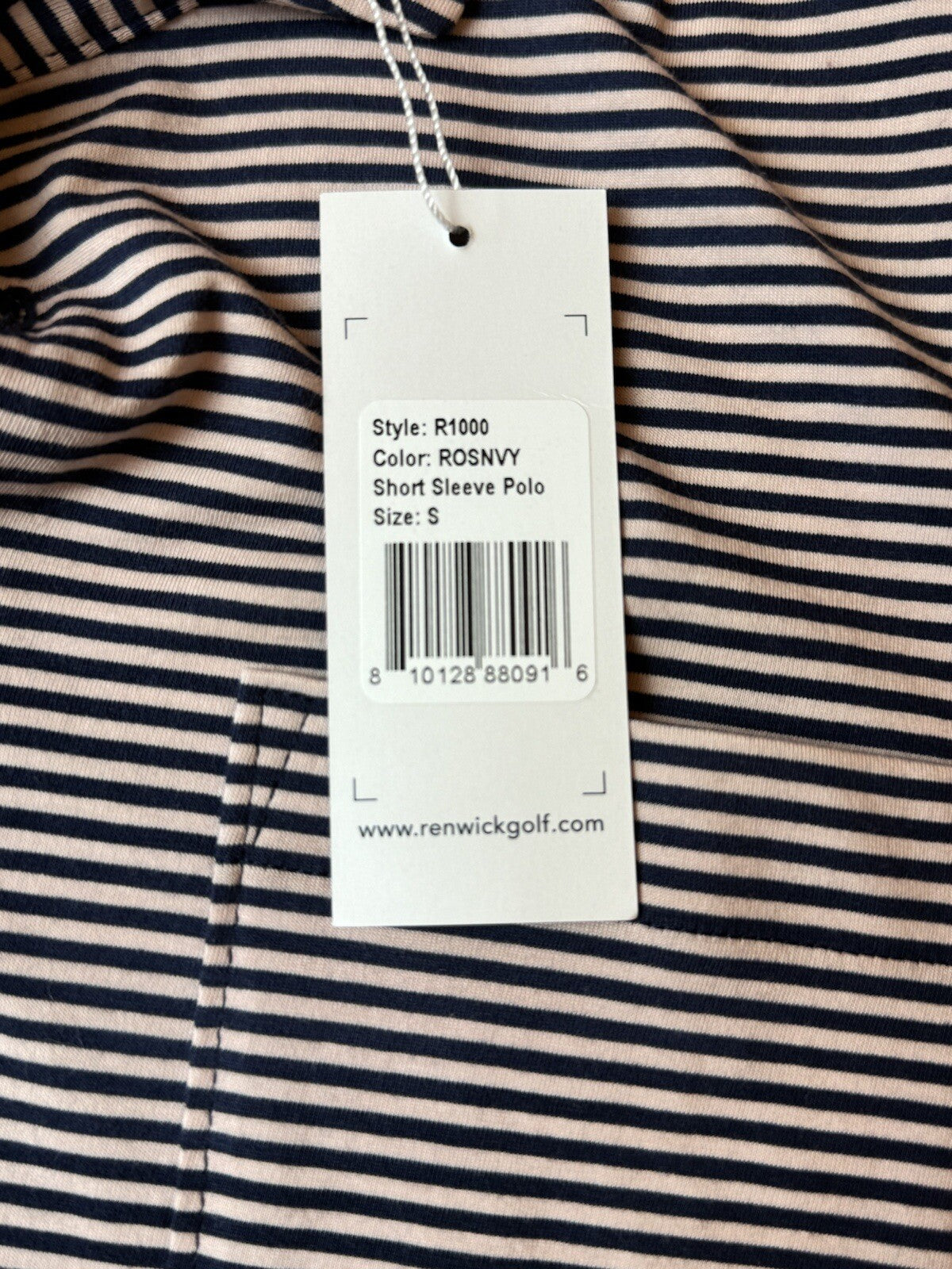 Renwick Women’s Polo Shirt Sz S Golf Striped Cotton (77)