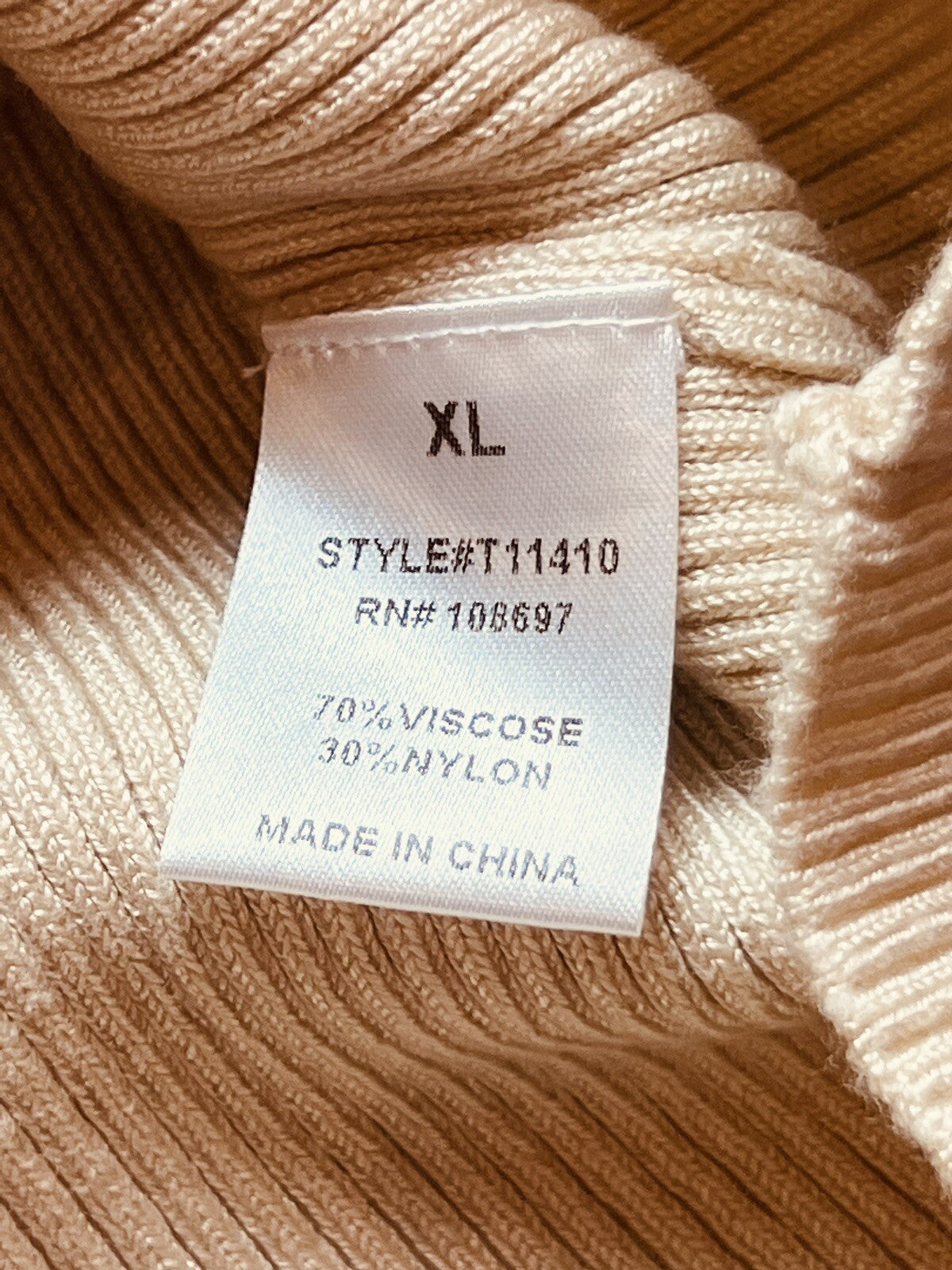 Alice Blue Women's Knit Rhinestone Sweater Size XL