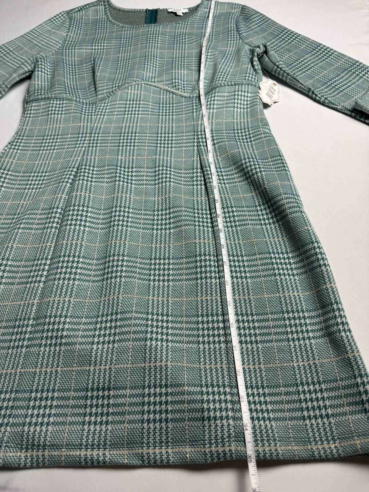 AUW Women’s Plaid Bodycon Dress Sz XL