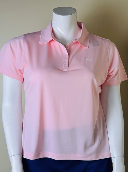 ADMIRALS COVE Women’s Pink Golf shirt Sz XL.  (B.155)