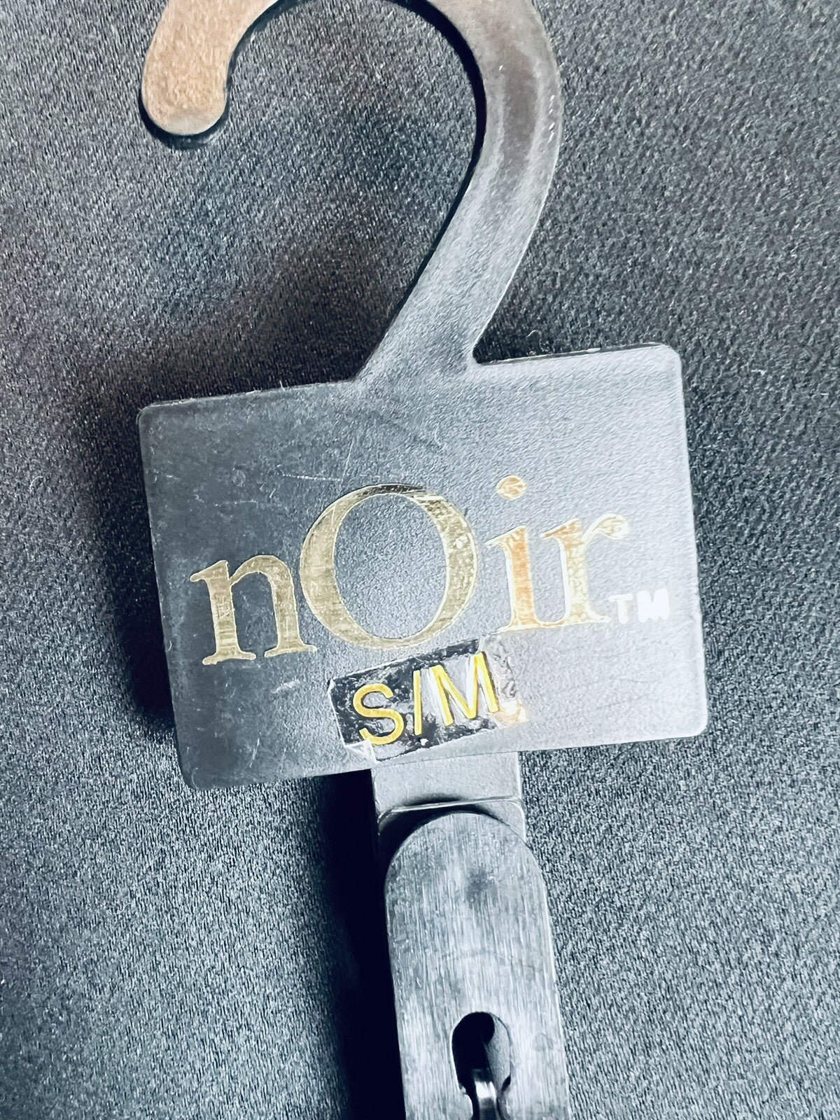 NOIR.Women’s Silver Metal Chain Belts Rhinestones Sz S/M