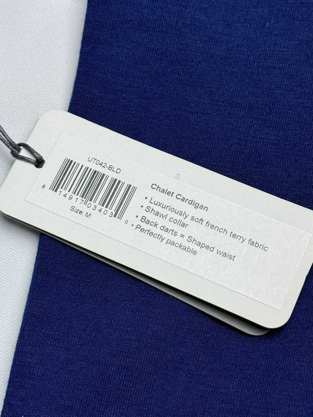 JoFit Women’s Golf Serenity Cardigan Blue Size M.  (58)