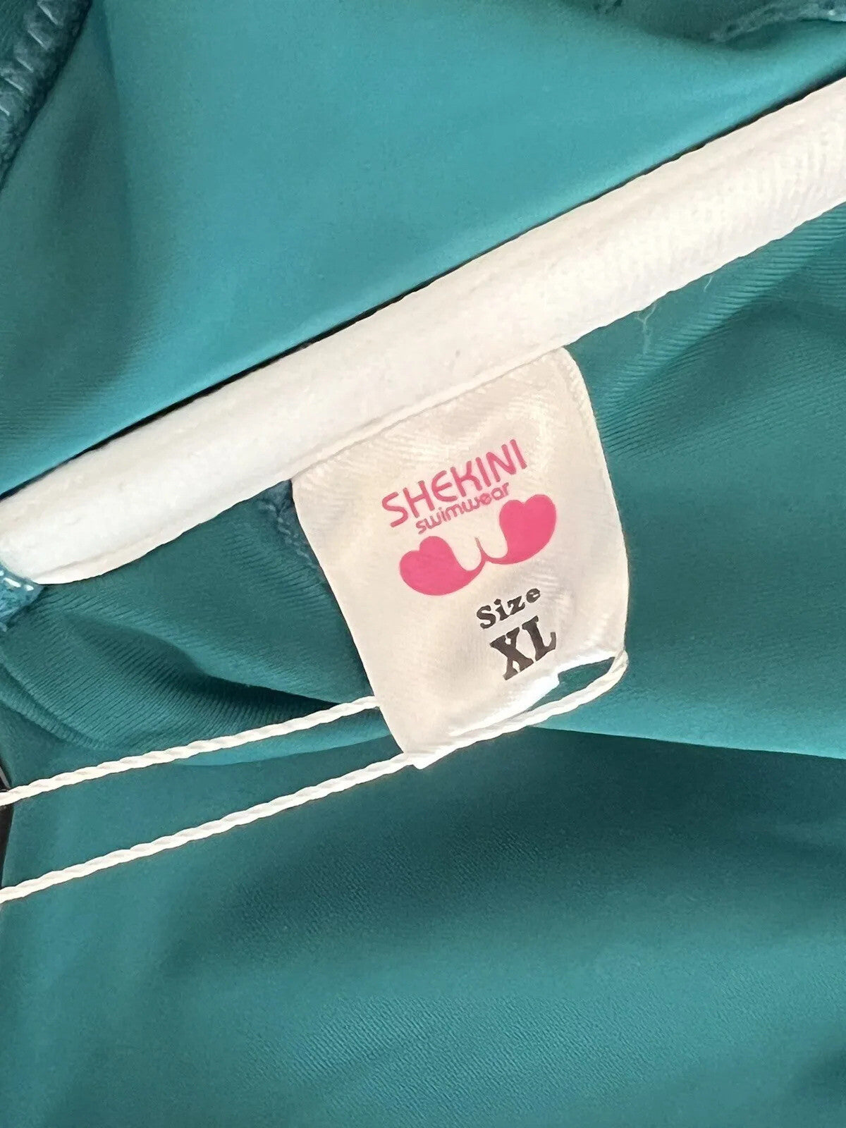 SHEKINI Women's Adjustable Top Push Up Bandage Green Bikini Sz XL