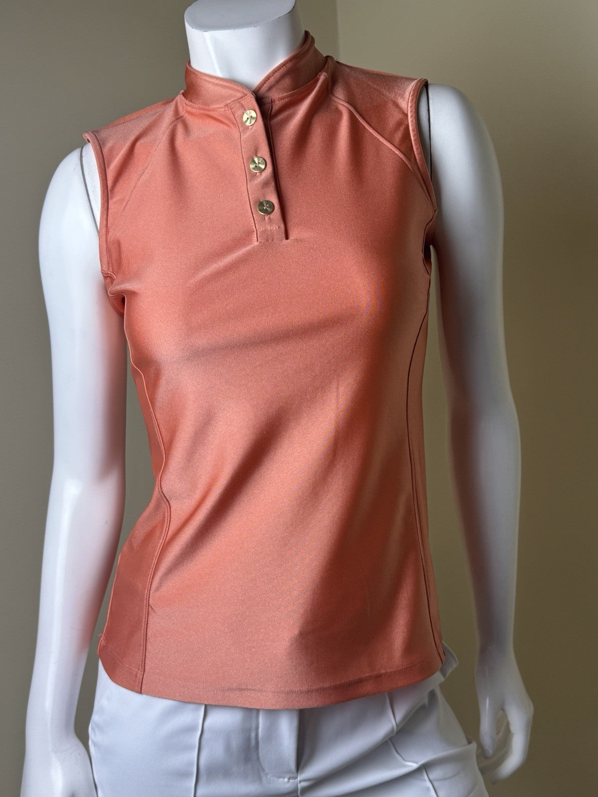 FIA Green California Women’s Top Sz M Golf Shirt.       (B.161)