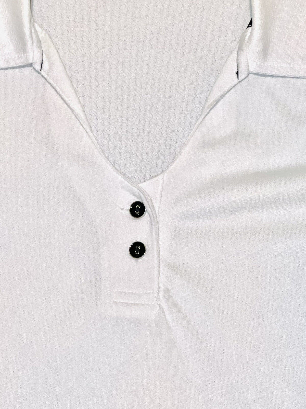 A.U.R Women's Golf Polo Shirt Sz XL White (B.13)