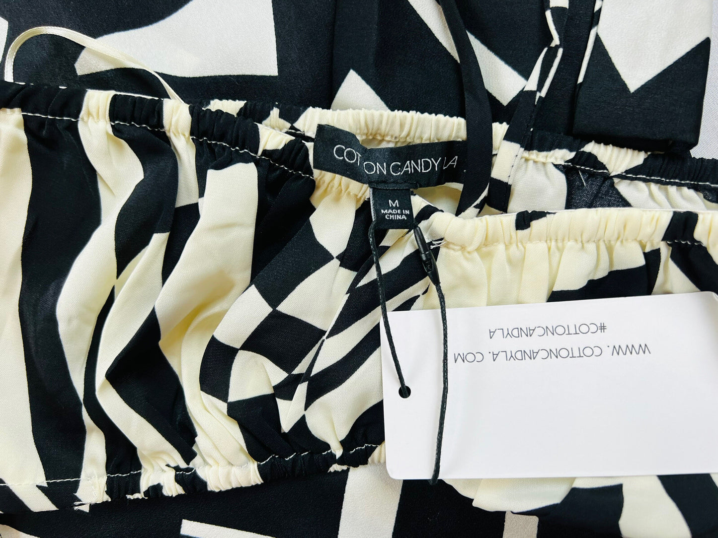 COTTON CANDY Women’s 2Pc Set Long Sleeve Shirt Sz S with Inside Top Sz M