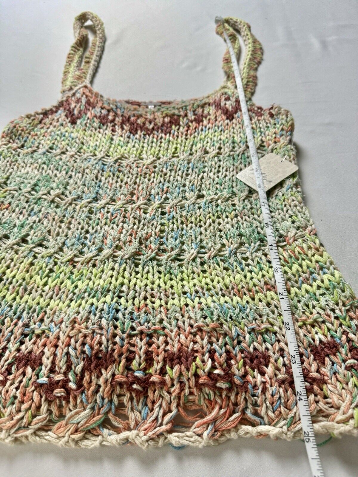 $108 Free People Women’s Crochet Tank Top Size S