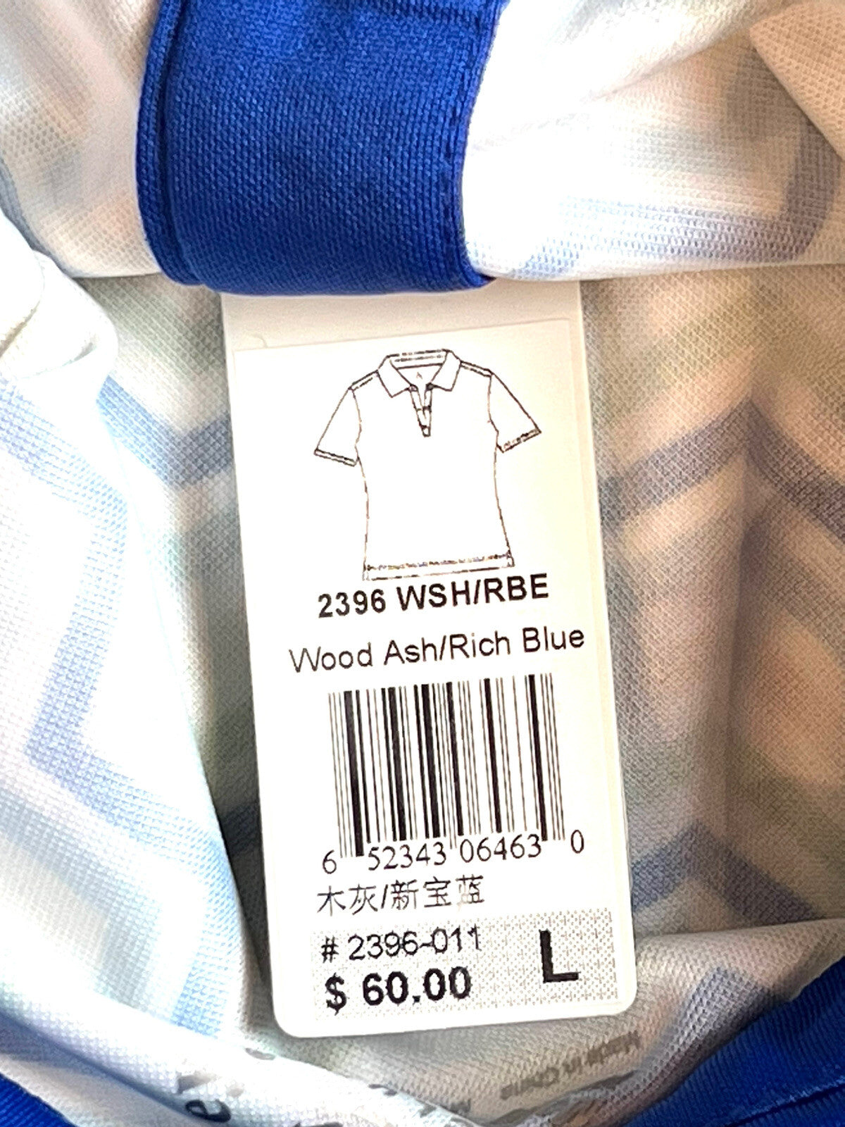 Monterey Club Women's Golf Shirt Short Sleeve Sz L.      (B.16/2)