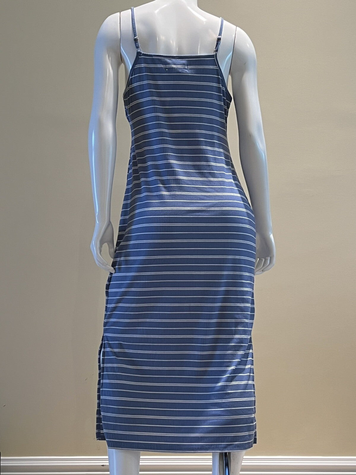 Say What Women's Striped long Bodycon Midi Dress Size L