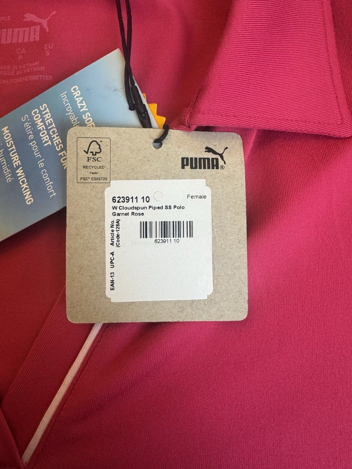 Puma Women’s Golf Shirt Sz S.   (B.161/4)