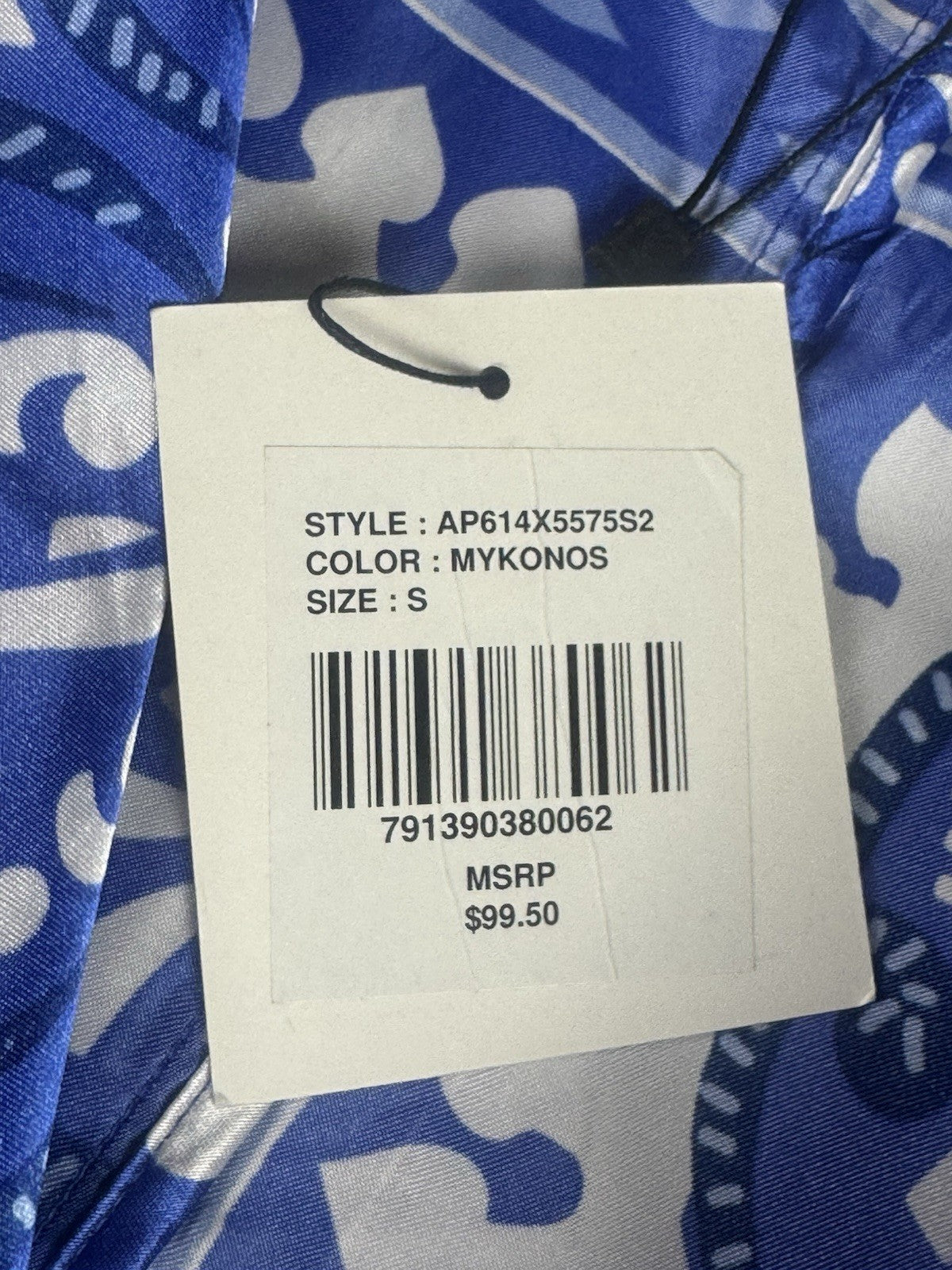 $99 Alex & Parker Women's Blue Printed Blazer Size S.  (B.184)