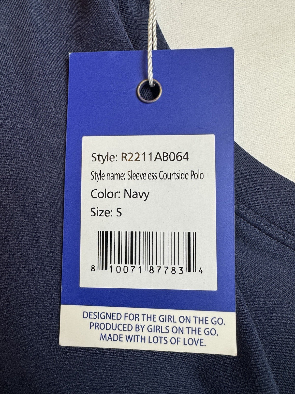 ADMIRALS COVE Women’s Golf shirt Sz S.    (B.167)