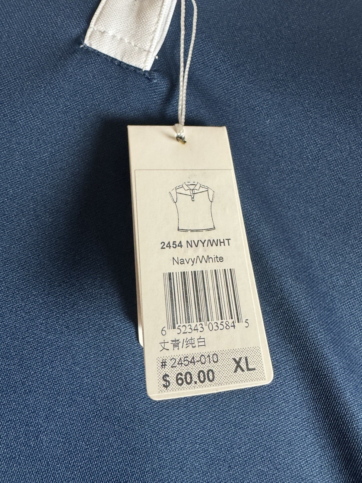 $60 Monterey Club Women's Golf Shirt Short Sleeve Sz XL      (B.044)