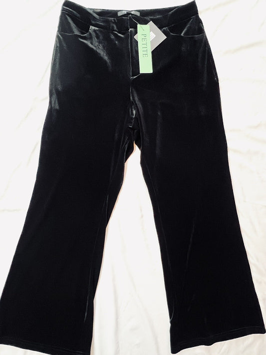 $79 Marc Jacobs Women’s Black Velour Pants Sz PL