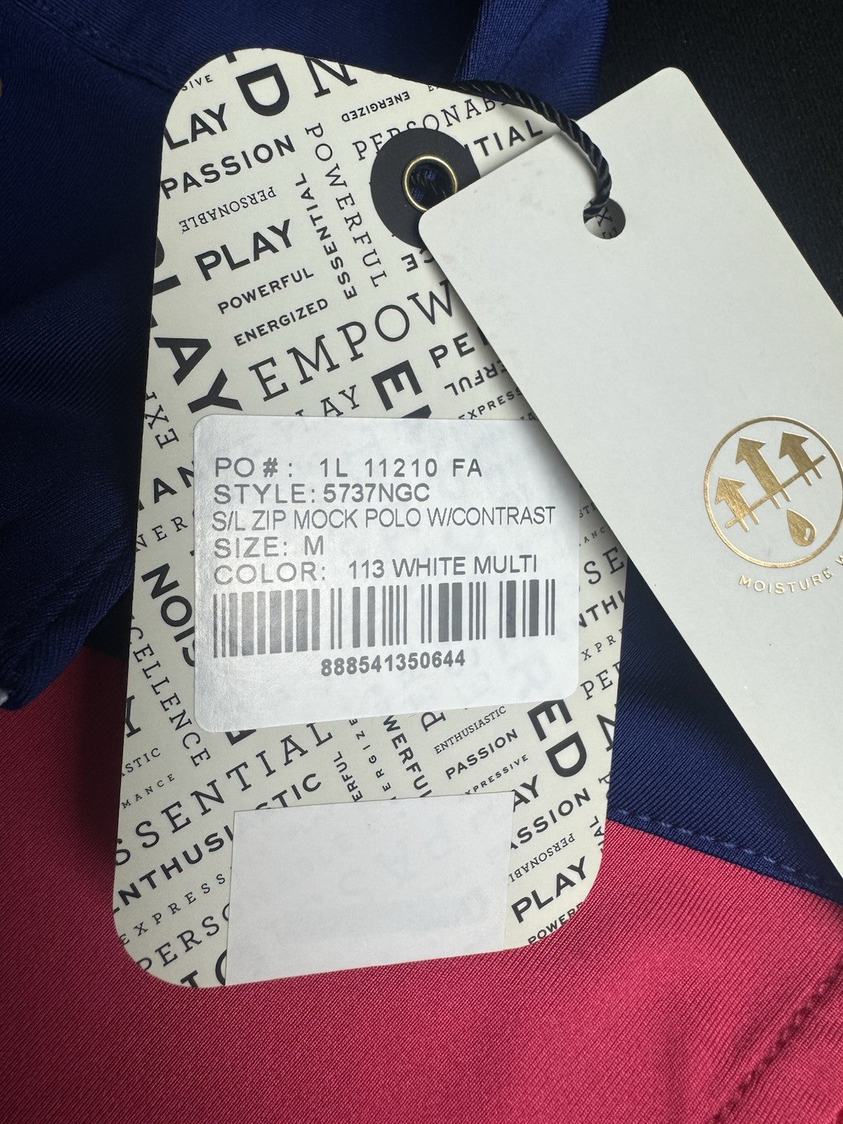 EP New York Women’s Golf Shirt Sz M.    (B.162)