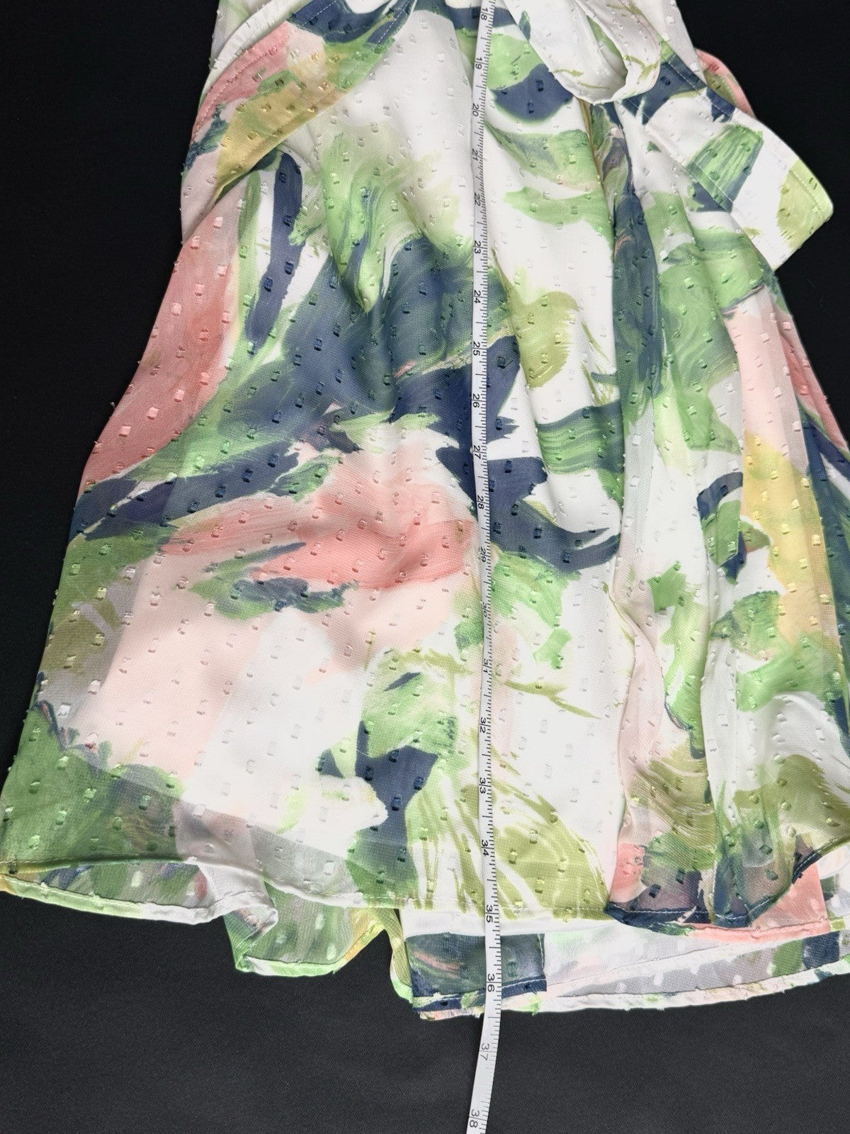 $134 DKNY Women’s Fit & Flared Floral Dress Sz 16    (B.096)