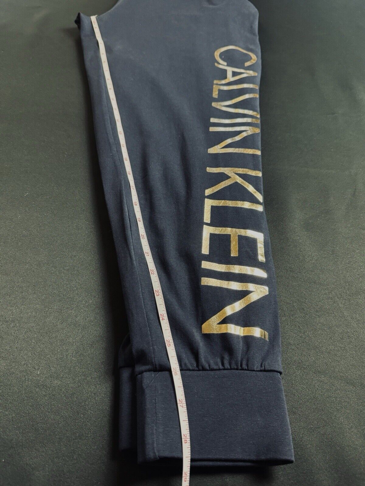 Calvin Klein Jumpsuit Pants Women's Size L Sleeveless Logo  (B.80)