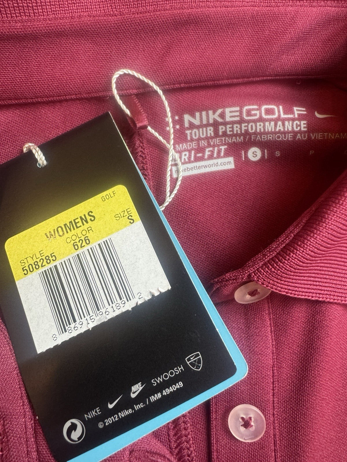 NikeGolf Women’s Golf Shirt Sz S.    (B.162/6)