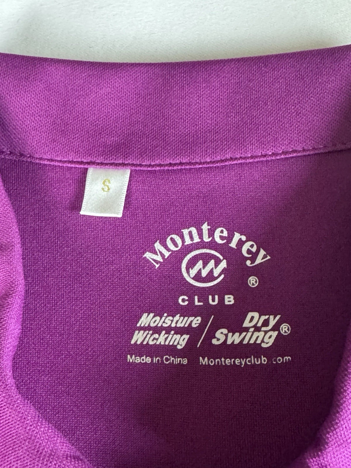 Monterey Club Women's Golf Shirt Short Sleeve Sz S      (B.037)