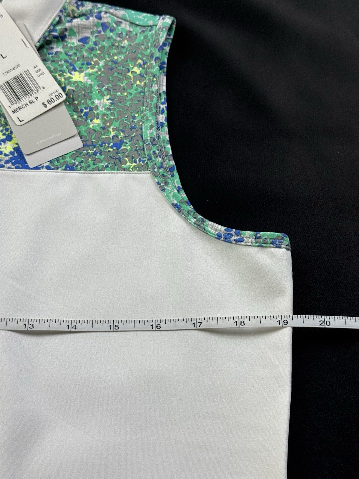 $60 Adidas Women’s Golf Shirt Sz L    (B.184)